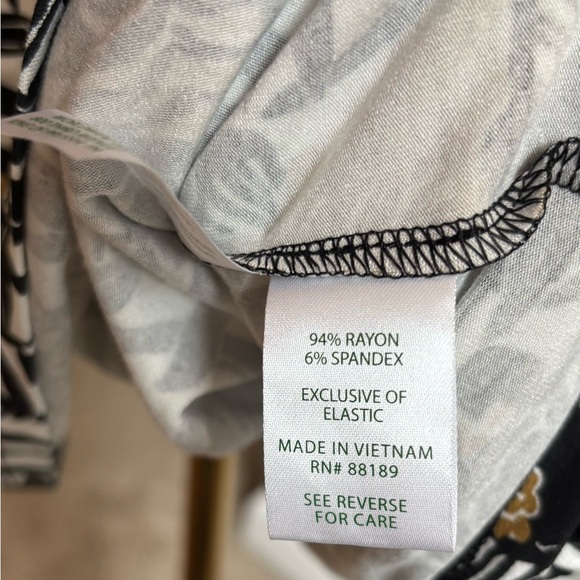 NWOT 🐆 Lilly Pulitzer Talley Onyx Peonies Floral Long Sleeve Dress Sz M - Picture 8 of 9